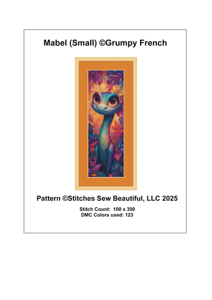 Mabel (Small) counted cross stitch pattern by Grumpy French
