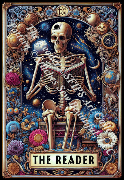 The Reader counted cross stitch pattern by SFIPS Art Gallery