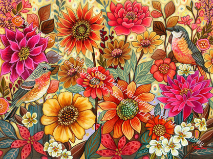 Living Together In Harmony counted cross stitch pattern by Peggy Davis/Porterfields Fine Art Licensing