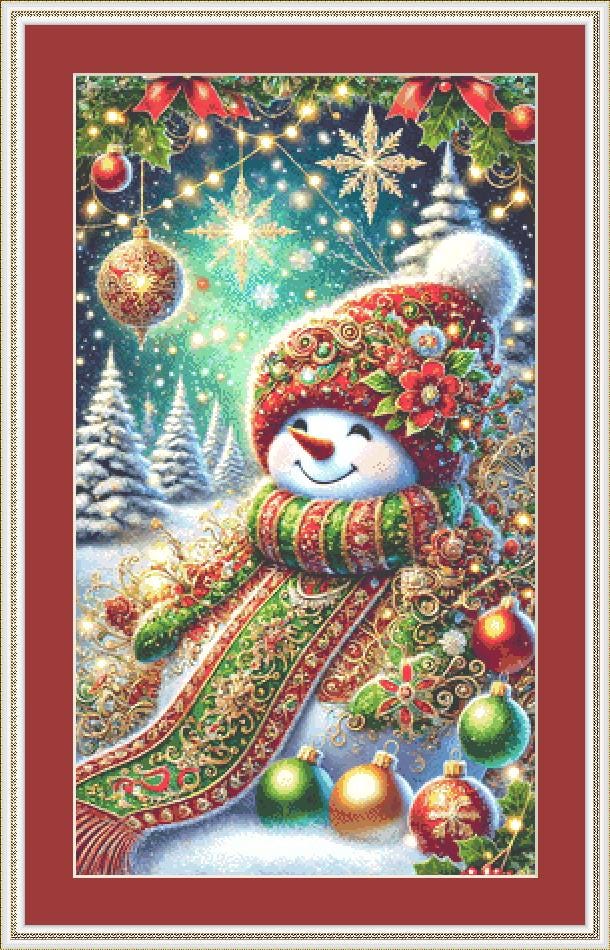 Glitter and Joy counted cross stitch pattern by Eder Jose Rosa