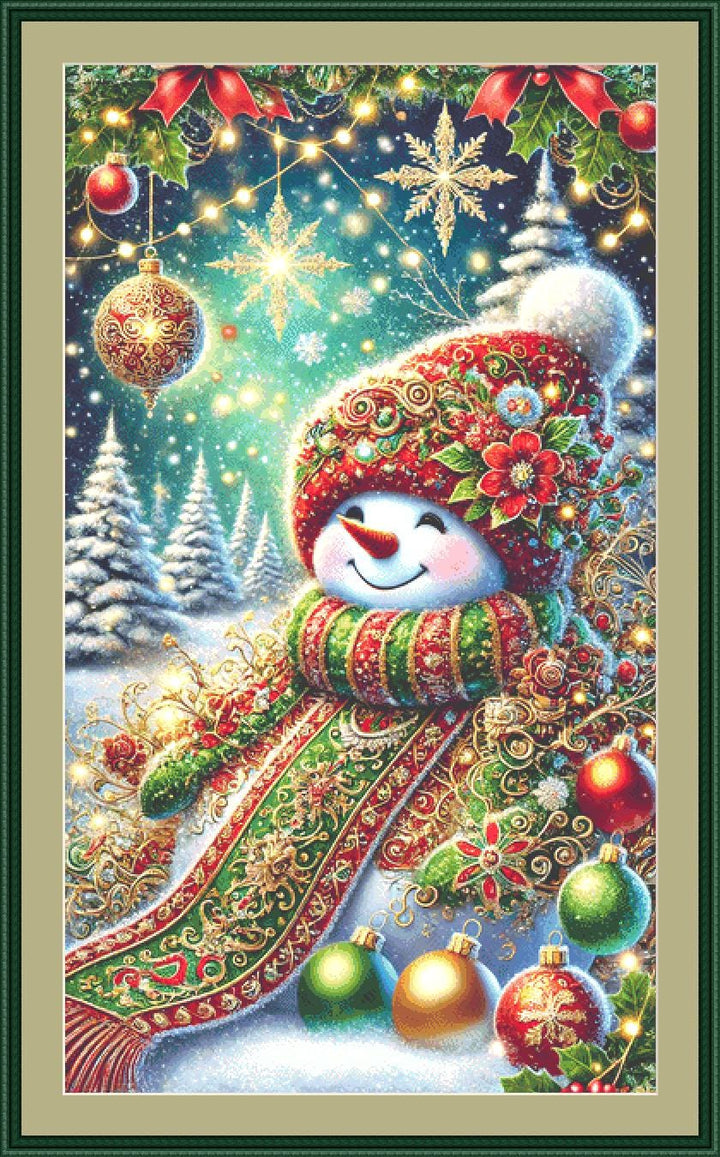 Glitter and Joy (Max Size/Color) counted cross stitch pattern by Eder Jose Rosa
