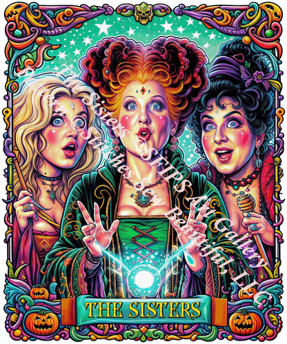 The Sisters counted cross stitch pattern by SFIPS Art Gallery