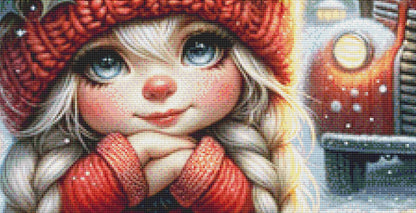 Welcome to Christmas Village counted cross stitch pattern by Design Studio Trend
