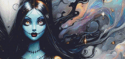 Jack and Sally counted cross stitch pattern by Clarissa Design Studio