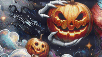 Jack and Sally counted cross stitch pattern by Clarissa Design Studio
