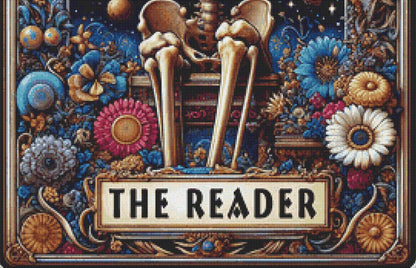 The Reader counted cross stitch pattern by SFIPS Art Gallery