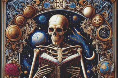 The Reader counted cross stitch pattern by SFIPS Art Gallery