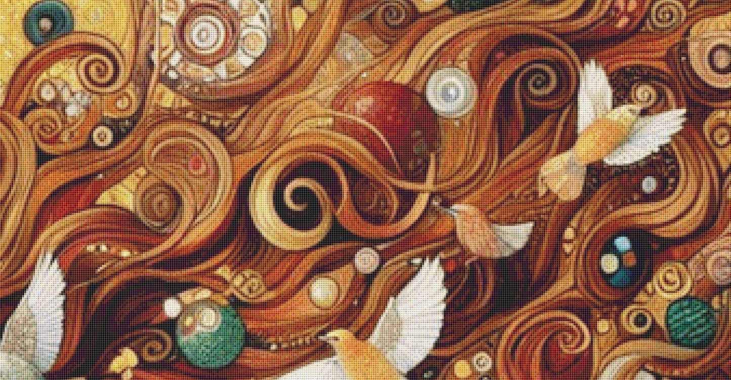 Mother Earth (Max Size/Color) counted cross stitch pattern by Ana Dias