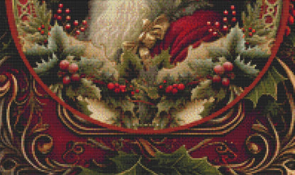 Victorian Santa (Small) counted cross stitch pattern by Ivy Cottage Home