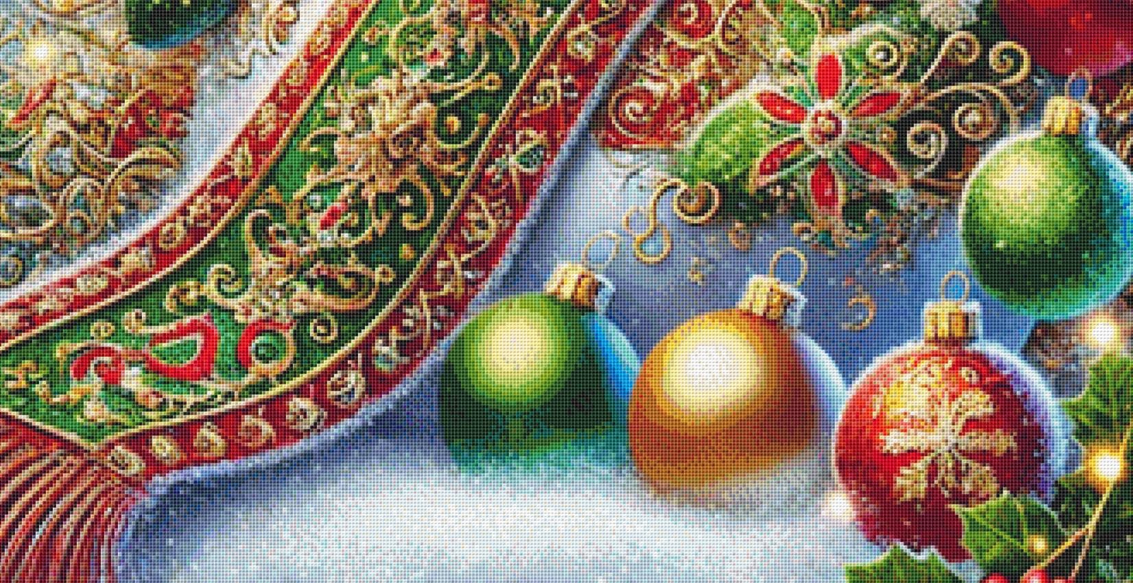 Glitter and Joy (Max Size/Color) counted cross stitch pattern by Eder Jose Rosa