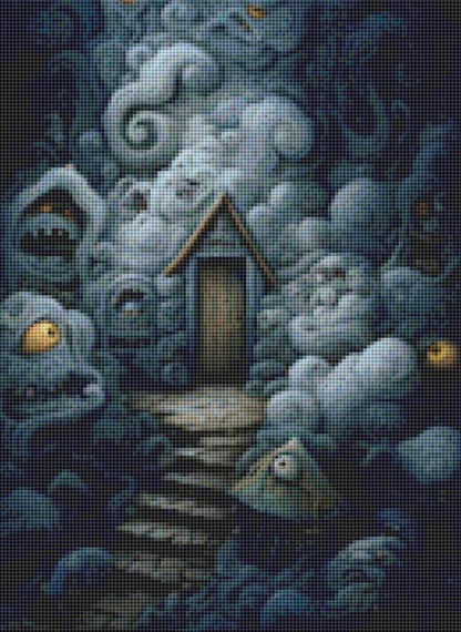 Always Watching counted cross stitch pattern by Grumpy French