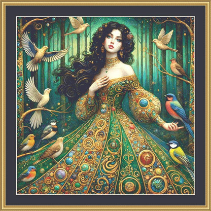 Snow White counted cross stitch pattern by Mystic Vision Gallery