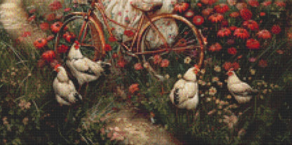 Shabby Chic Countryside (Small) counted cross stitch pattern by Eder Jose Rosa