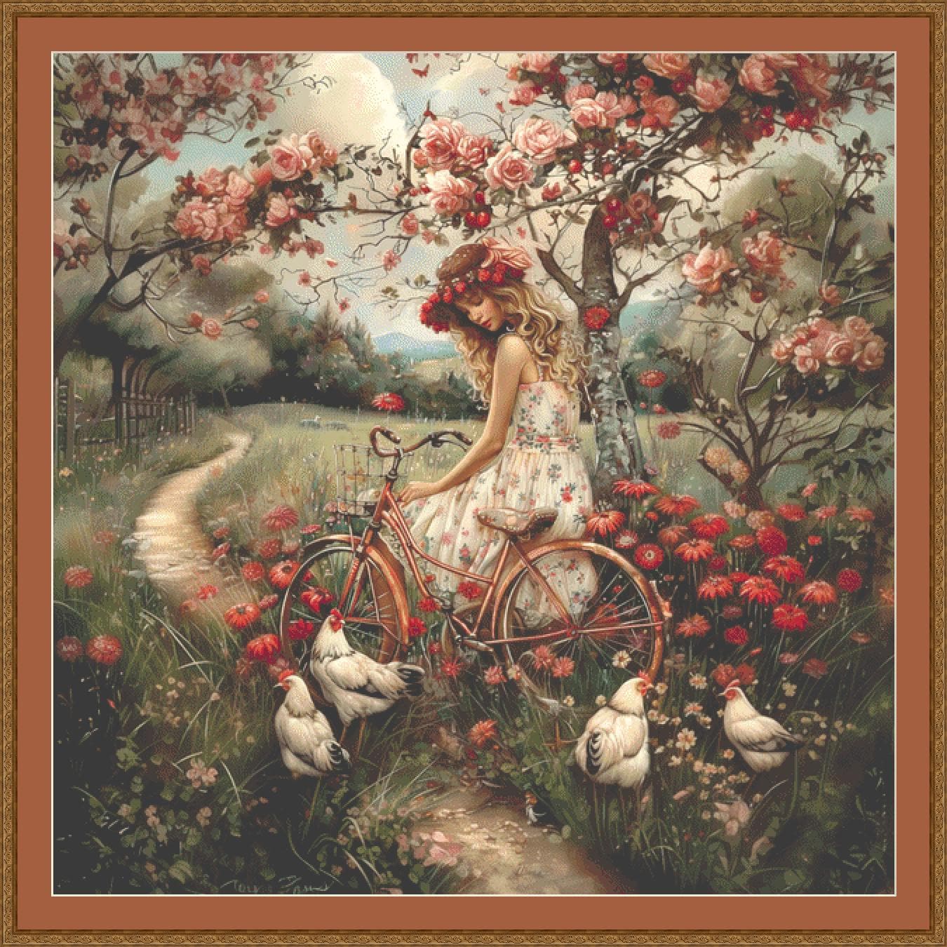 Shabby Chic Countryside (Max Size/Color) counted cross stitch pattern by Eder Jose Rosa