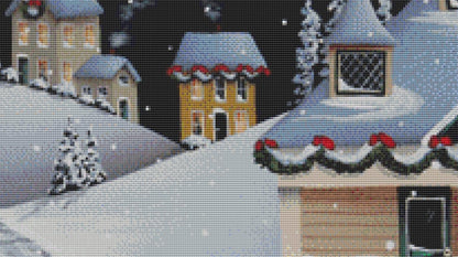 Tinsel Town Christmas counted cross stitch pattern by Catherine Holman/Ansada Art Licensing Group, LLC