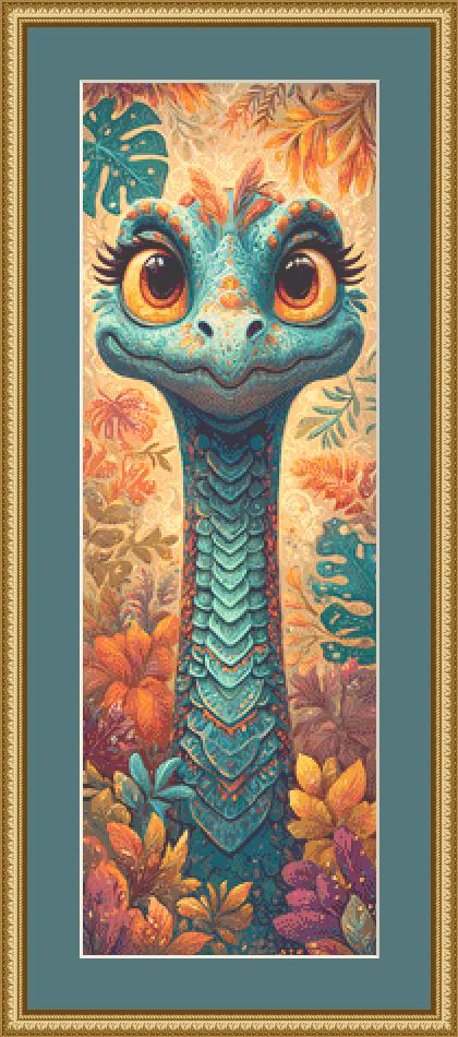 Eugenia counted cross stitch pattern by Grumpy French