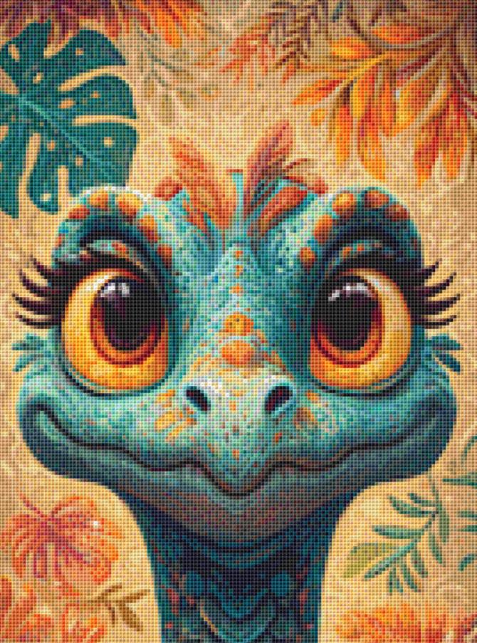 Eugenia counted cross stitch pattern by Grumpy French