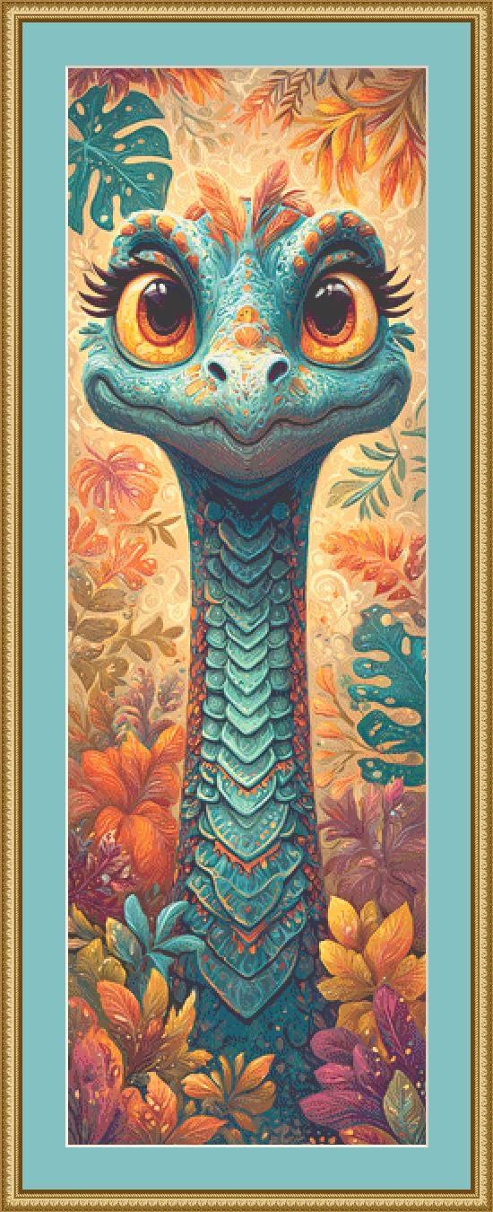 Eugenia (Max Size/Color) counted cross stitch pattern by Grumpy French