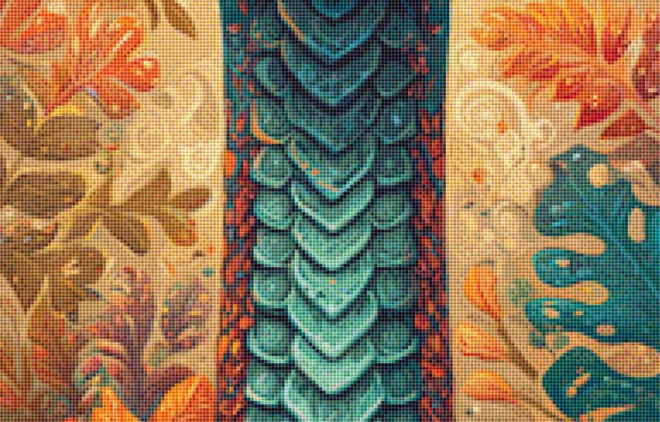 Eugenia (Max Size/Color) counted cross stitch pattern by Grumpy French
