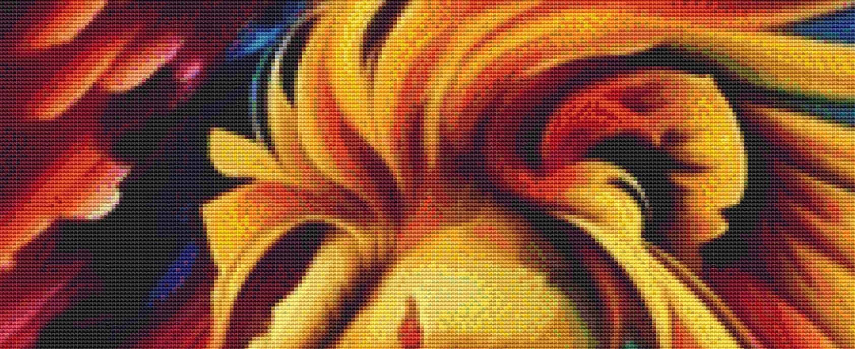 Leonid the Lion counted cross stitch pattern by Eder Jose Rosa