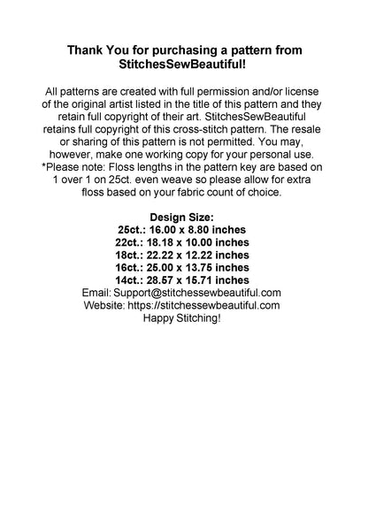 The Christmas Tree counted cross stitch pattern ©Adobe Ext License