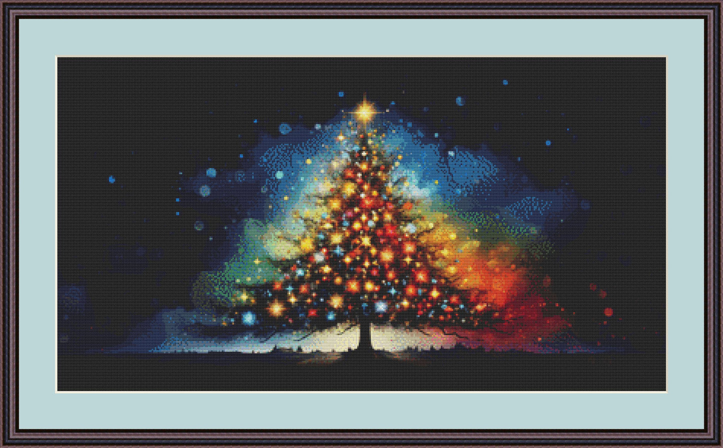 The Christmas Tree counted cross stitch pattern ©Adobe Ext License