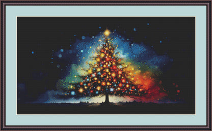 The Christmas Tree counted cross stitch pattern ©Adobe Ext License