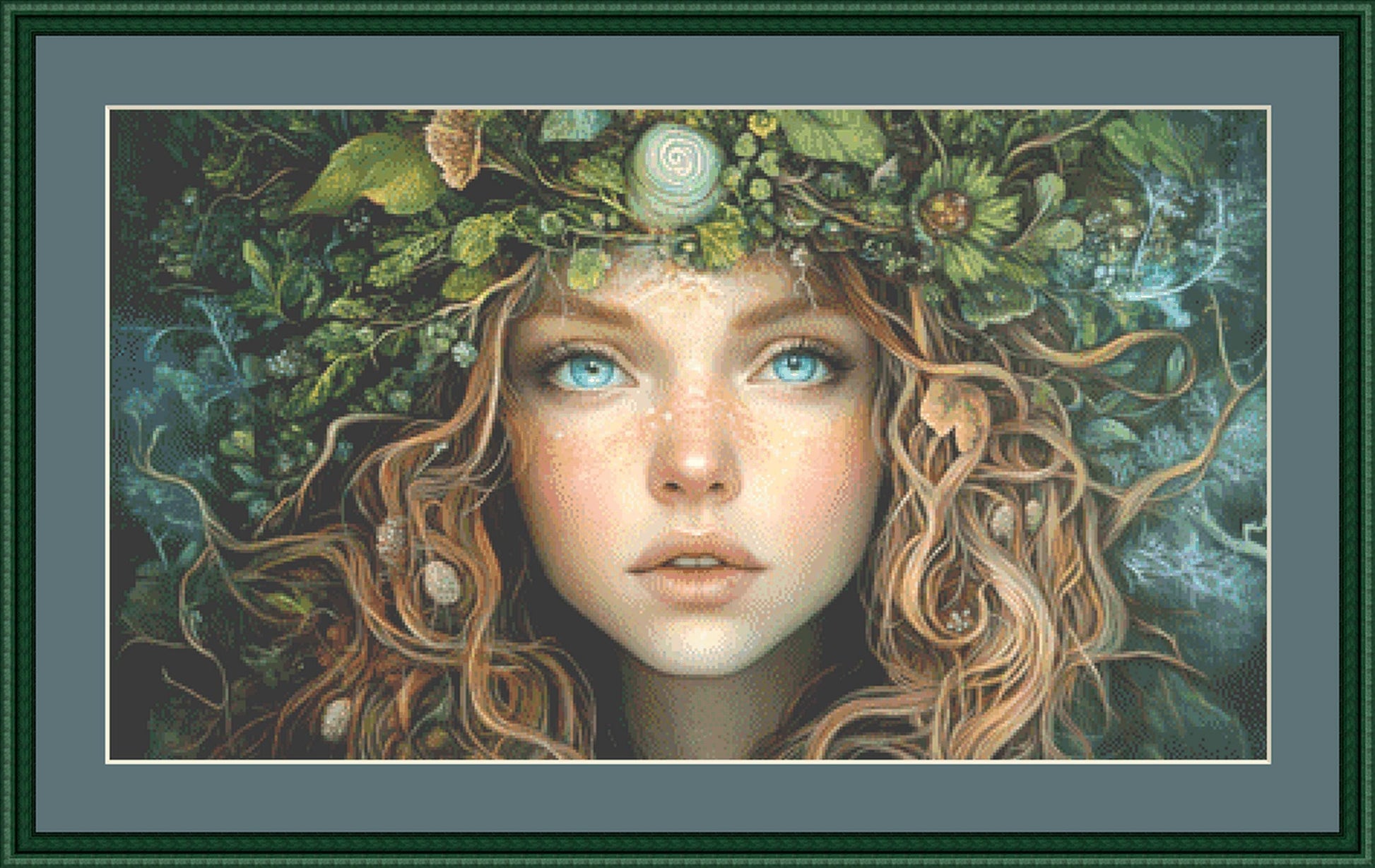 Winter Beauty counted cross stitch pattern ©Adobe Ext. License