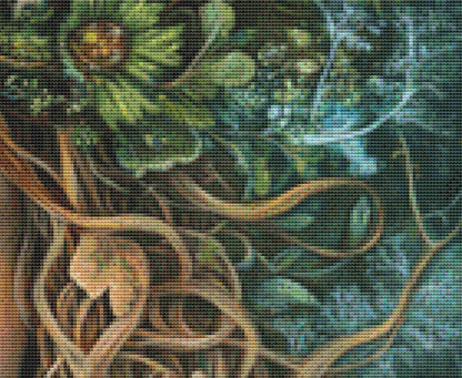 Winter Beauty counted cross stitch pattern ©Adobe Ext. License