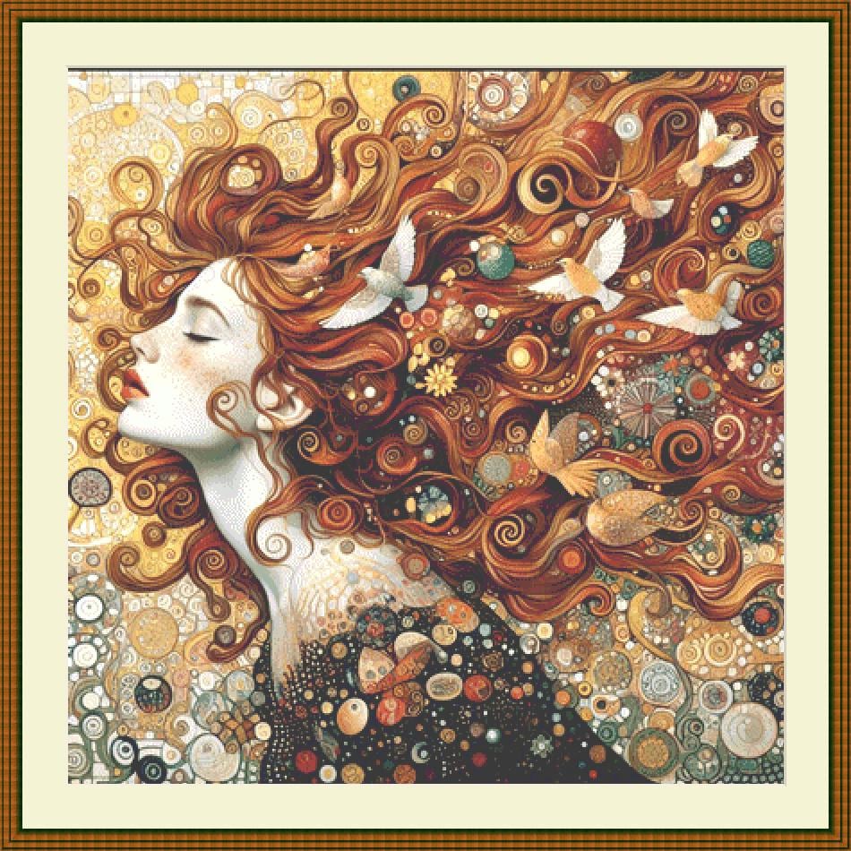 Mother Earth (Max Color) counted cross stitch pattern by Ana Dias