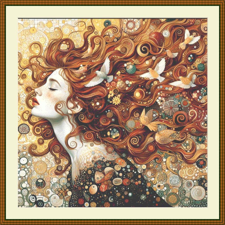 Mother Earth (Max Color) counted cross stitch pattern by Ana Dias