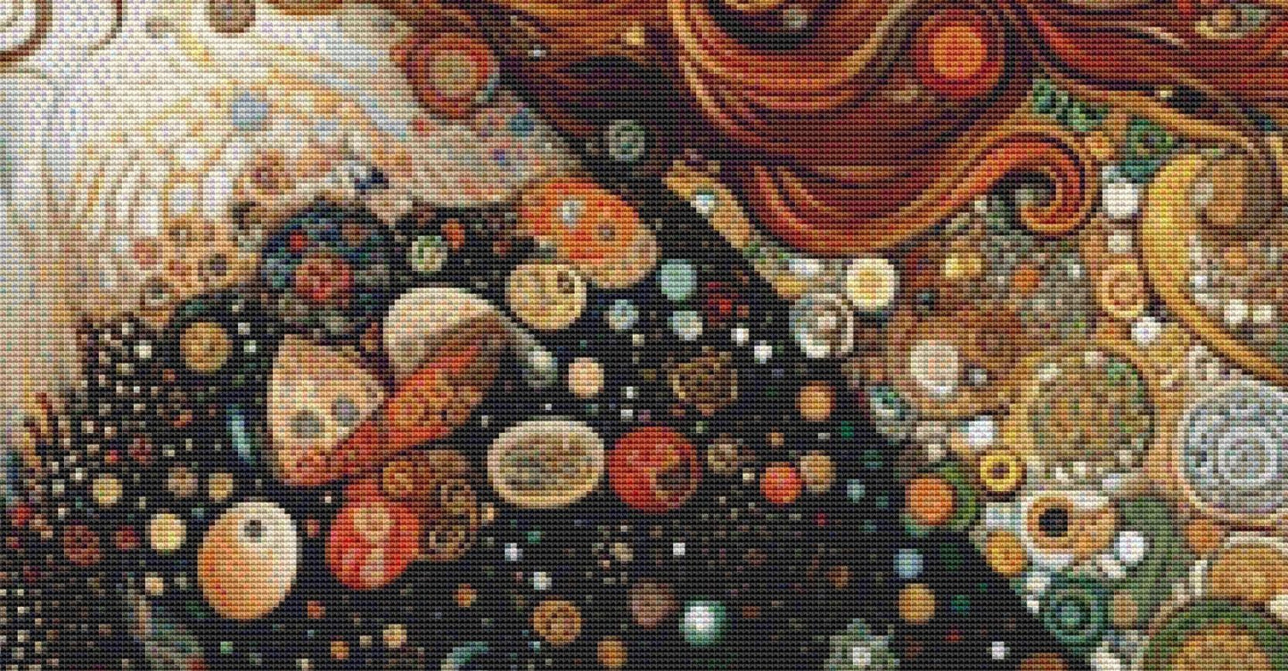 Mother Earth (Max Color) counted cross stitch pattern by Ana Dias