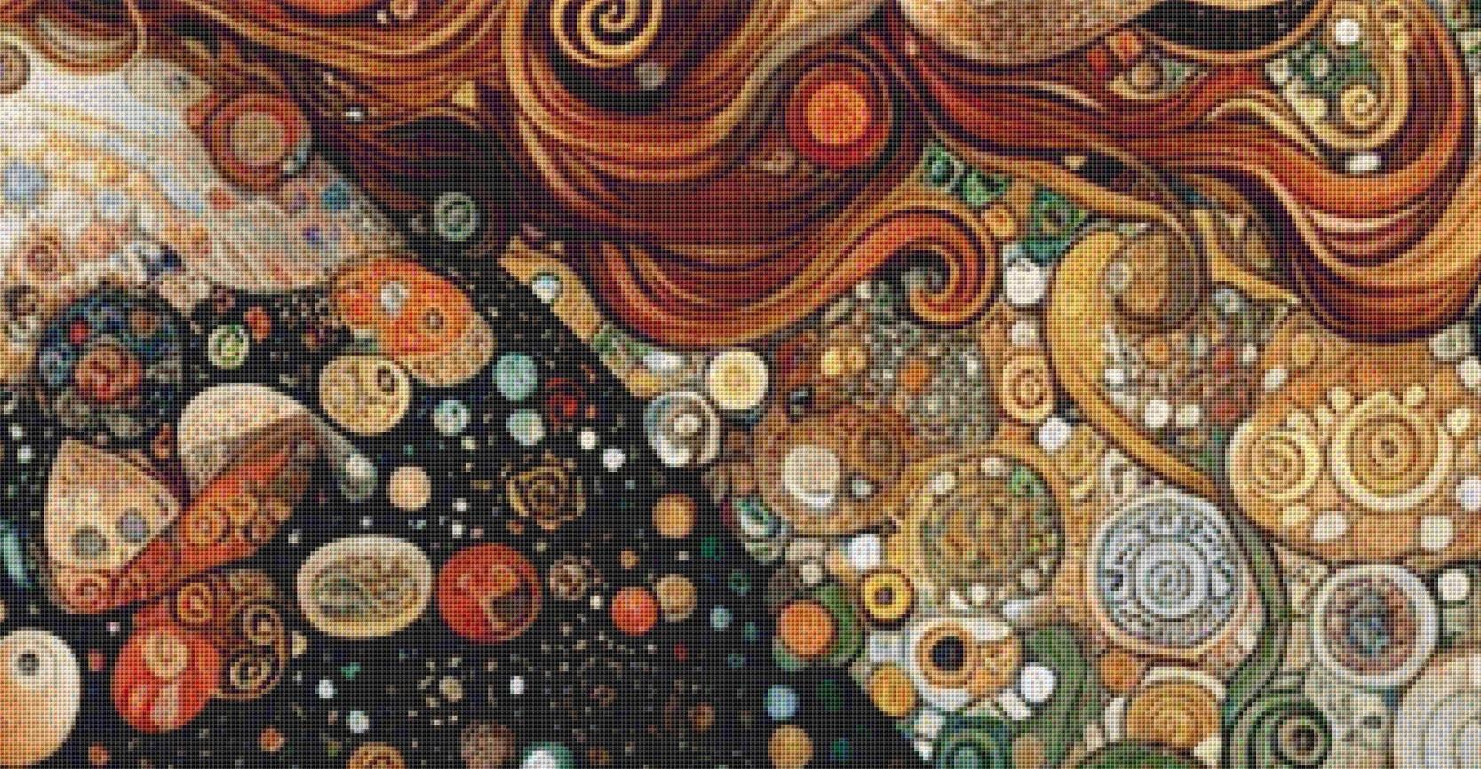 Mother Earth (Max Size/Color) counted cross stitch pattern by Ana Dias