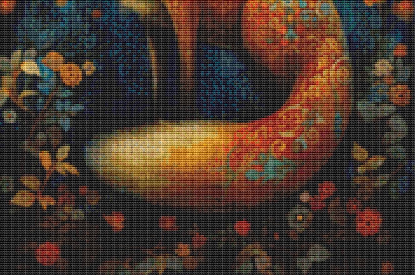 Red Fox (Small) counted cross stitch pattern by Dutch Lady Mystic Art