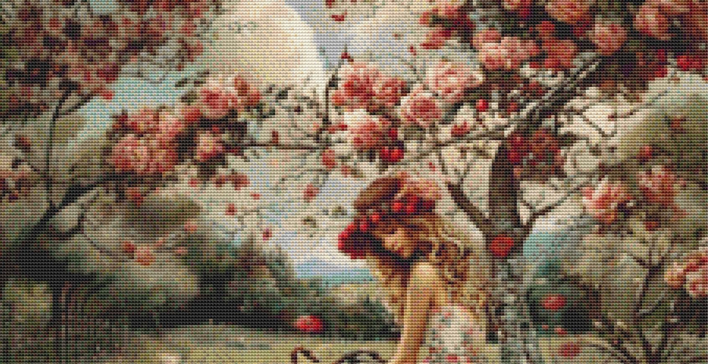 Shabby Chic Countryside (Small) counted cross stitch pattern by Eder Jose Rosa