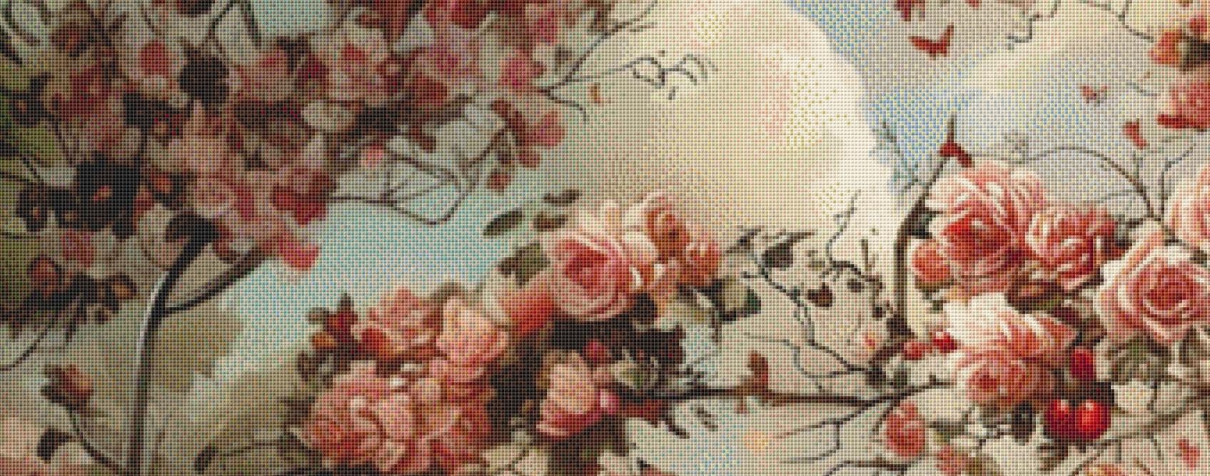 Shabby Chic Countryside (Max Size/Color) counted cross stitch pattern by Eder Jose Rosa
