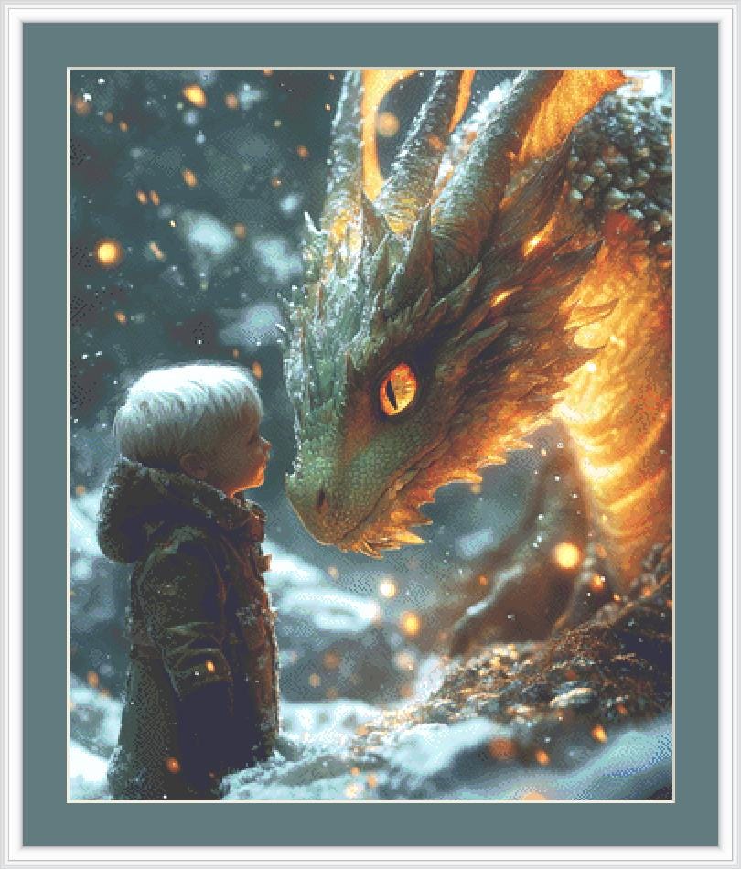 In Awe counted cross stitch pattern by Serr.Kai A Quill & Ink