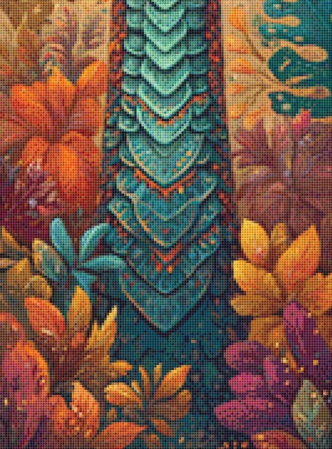 Eugenia counted cross stitch pattern by Grumpy French
