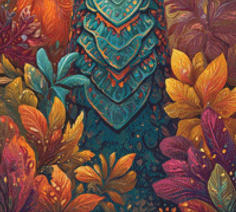 Eugenia (Max Size/Color) counted cross stitch pattern by Grumpy French