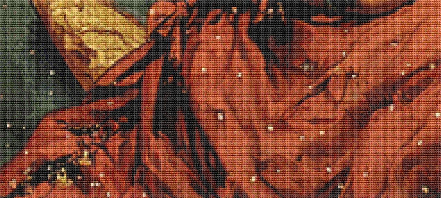 A Witchy Night counted cross stitch pattern by Artemis Journals