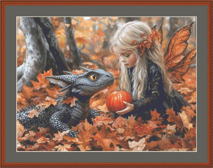 Fall Friends counted cross stitch pattern by Serr.Kai A Quill & Ink