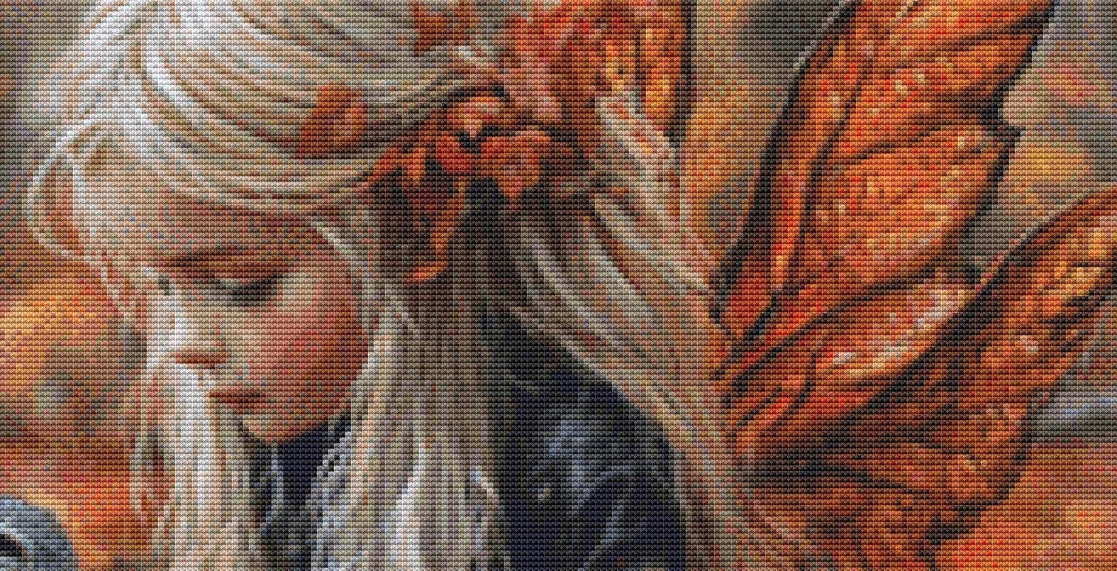 Fall Friends counted cross stitch pattern by Serr.Kai A Quill & Ink