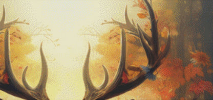 Autumn Equinox Animal counted cross stitch pattern by Serr.Kai A Quill & Ink