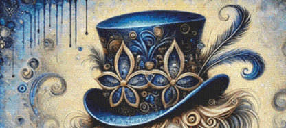 Steampunk Blue counted cross stitch pattern by Eder Jose Rosa