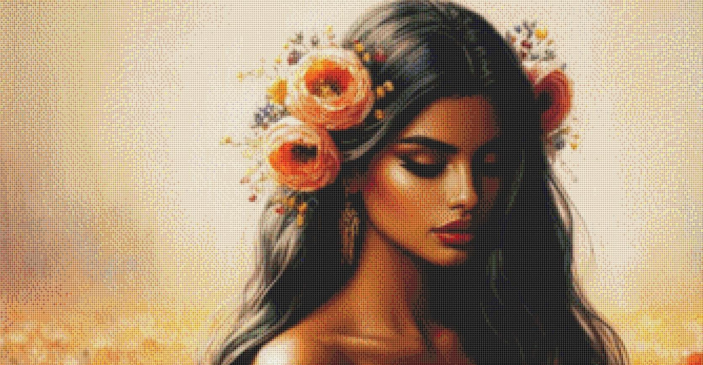 Kassandra counted cross stitch pattern by Ana Dias