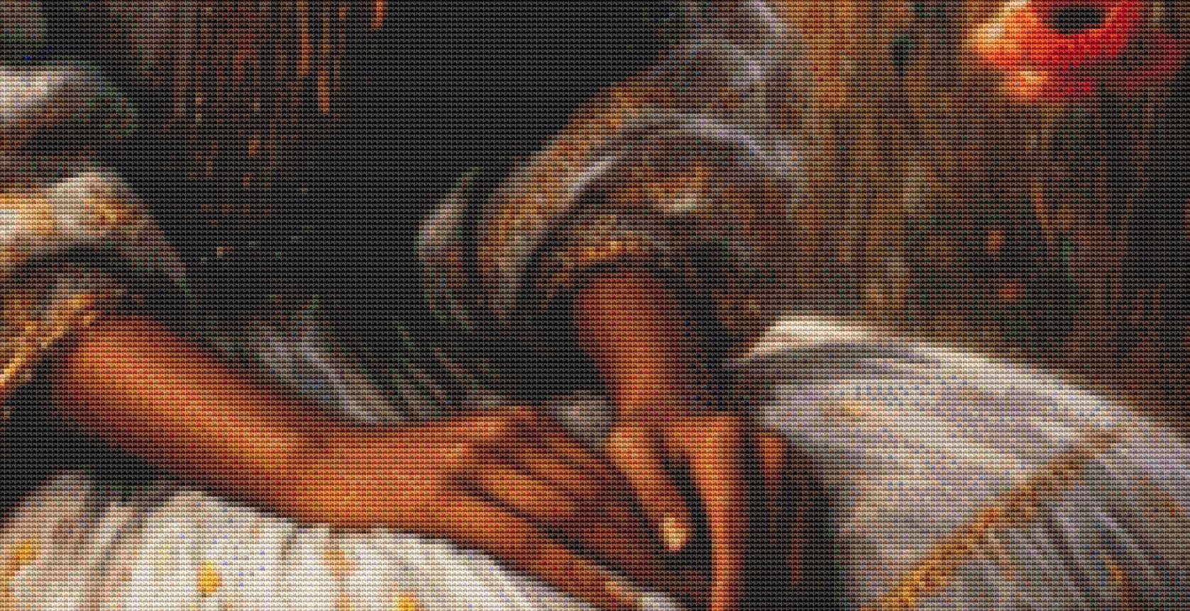 Kassandra counted cross stitch pattern by Ana Dias