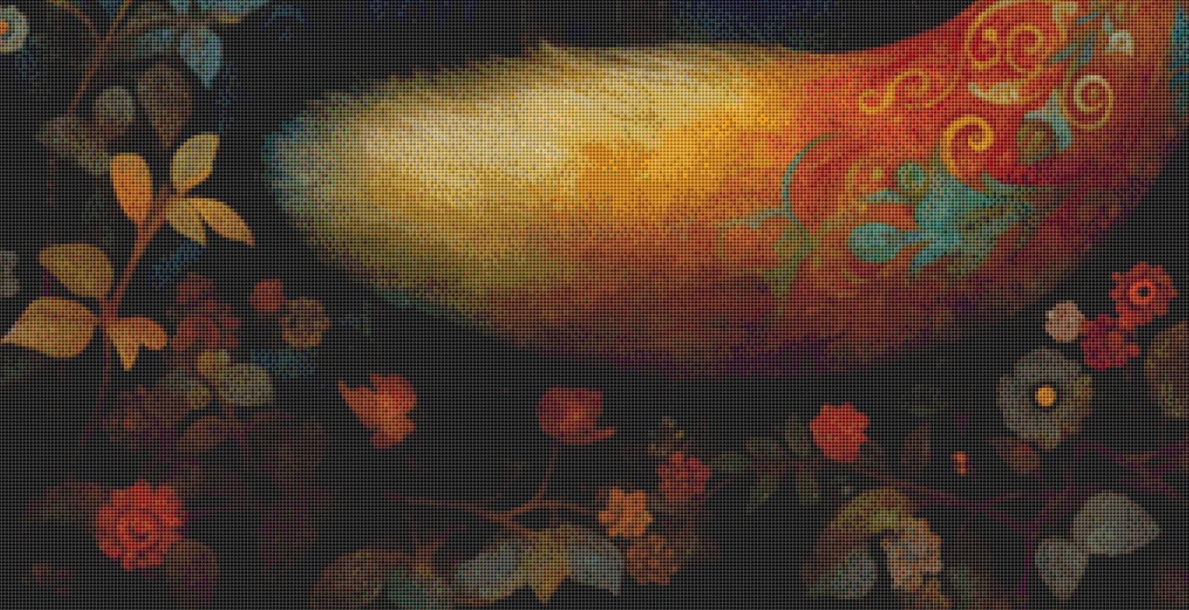 Red Fox (Max Size/Color) counted cross stitch pattern by Dutch Lady Mystic Art