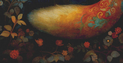 Red Fox (Max Size/Color) counted cross stitch pattern by Dutch Lady Mystic Art