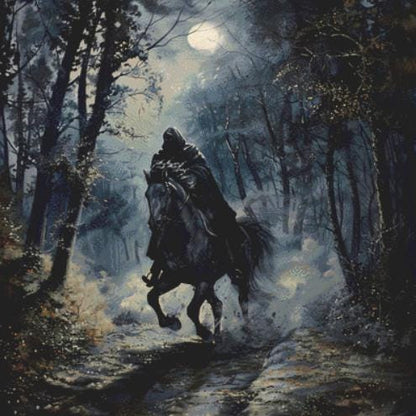 What Comes in the Night (Max Color) counted cross stitch pattern by The Art Revivalist
