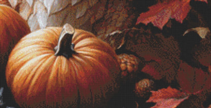 The Pumpkin Dragon counted cross stitch pattern by Serr.Kai A Quill & Ink
